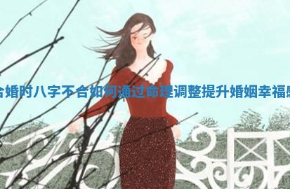 合婚时八字不合如何通过命理调整提升婚姻幸福感